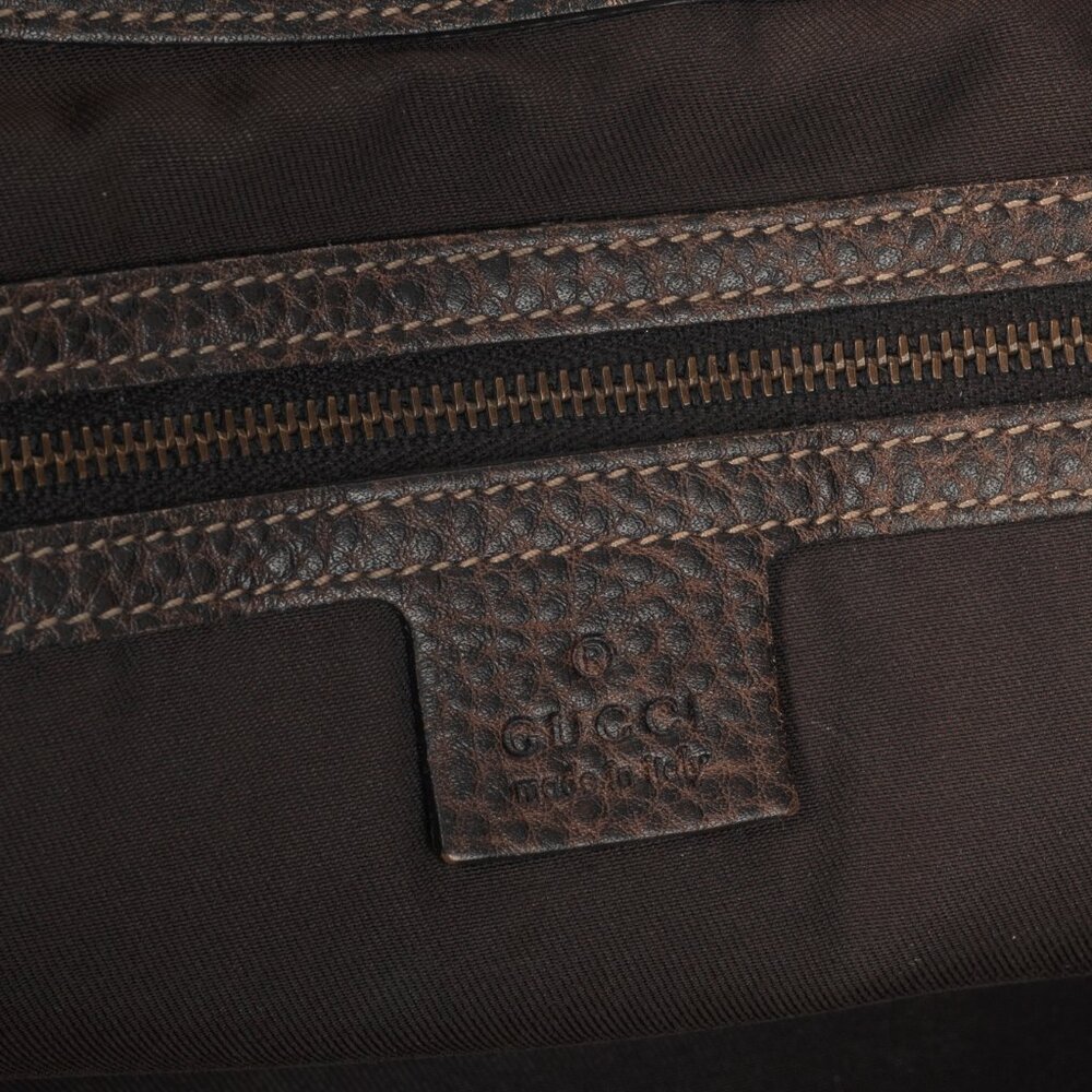 Gucci New Pelham Brown Guccissima Leather Large Shoulder Bag - Picture 12 of 13